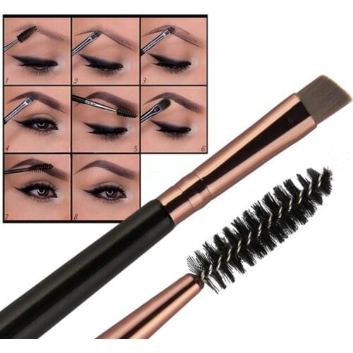 Single Double Spiral Eyelash Disposable Mascara Wands Applicator EyeLashes Cosmetic Makeup Brush Maquiagem For Makeups Tools