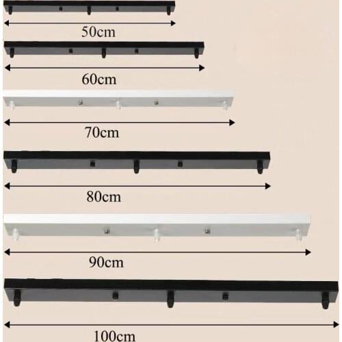 LED Light Bases For Chandelier Parts Ceiling Mounted Plate Socket Long Round Stand Display Base Fittings Holder Support Bracket