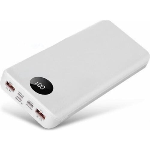 Mobile Power 8x18650 External Battery Charger DIY Box Case DIY LED Portable Dual USB Power Bank QC 3.0 Fast Charging Charger Box