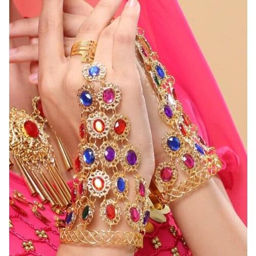 Stage Prop India Girl Dance Accessory Woman Bellydance Performance Bracelet