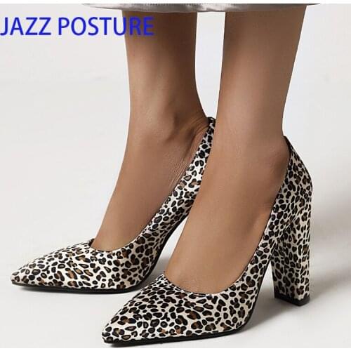 Autumn Sexy Leopard Women Shoes High Heels 11CM Elegant Office Pumps Shoes Women Pointed Toe Luxury Singles Shoes z768