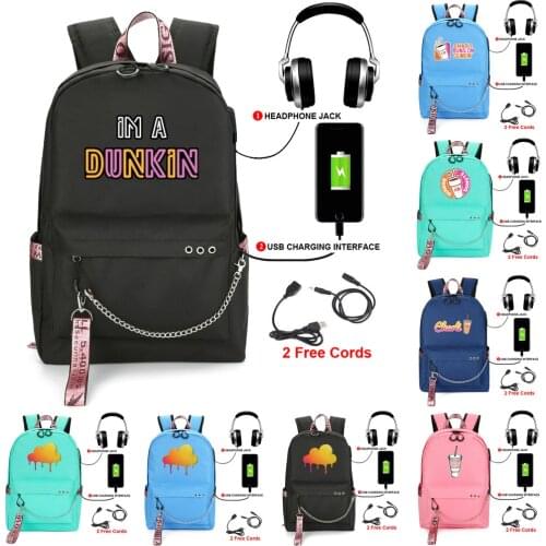 School Bags For Girls Charli D'amelio Backpack Women Laptop Bagpack Travel Bag Rucksack Sac Scolaire College Plecak