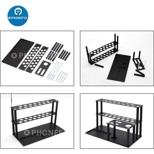 18 Holes RC Repair Screwdriver Storage Rack Screwdriver Organizer for Hex Cross Screw Driver RC Tools Repair Stand Holder