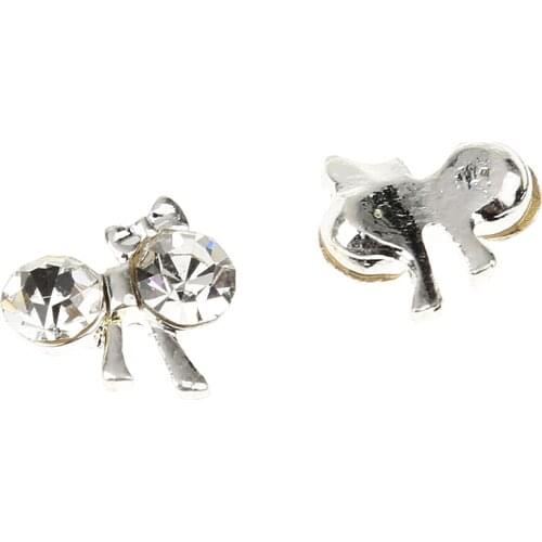 10Pcs Nail Art Glitter Alloy Rhinestones Peal Charms Sticker Slice Jewelry DIY