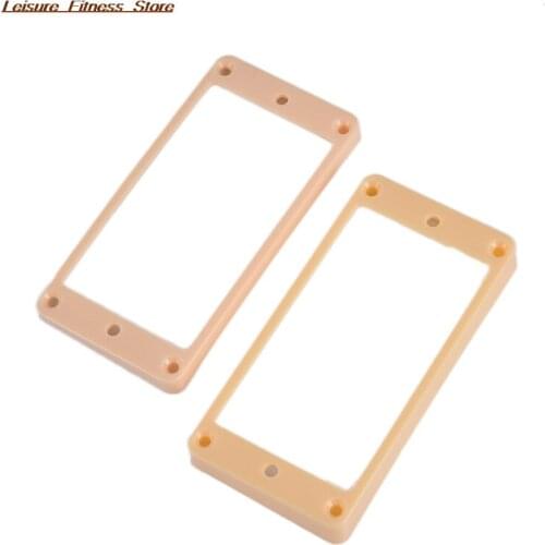 2Pcs Plastic Guitar Pickup Frames Humbucker Pickup Mounting Ring Frames For Electric Guitar 9cmx4.5cmx1cm