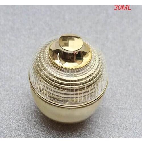 30ml gold apple shape acrylic jar plastic jar cream jar for eye cream gel moisturizer essence cosmetic packing