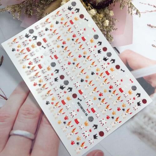 3d DIY Japanese Nail Stickers Butterflies Light Traceless Paper Sticker for Nail Decor Dry Fingernail Decals Manicure Nail Art