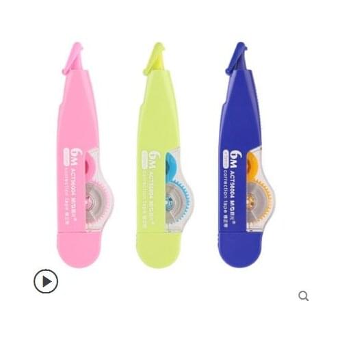 6 PCS/LOT M&G chenguang stationery new 6m correction tape
