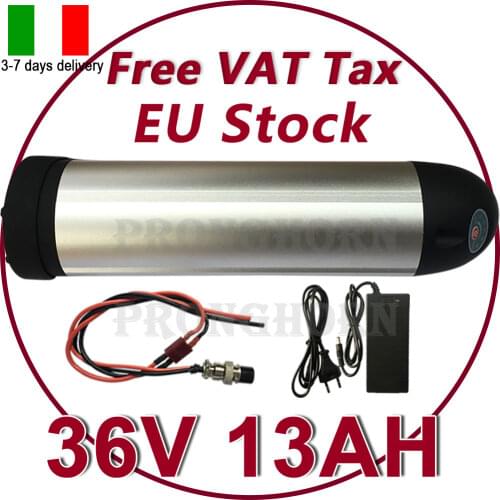 Free Shipping 24V 36V 48V 250W 350W 500W 750W 1000W Motor Water Bottle Battery for Ebike Battery 8AH 10AH 11AH 12AH 13AH 15AH