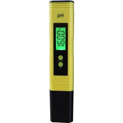 Digital PH Meter LCD Tester With Backlight Portable Hydroponics Aquarium Water Pocket Test Pen