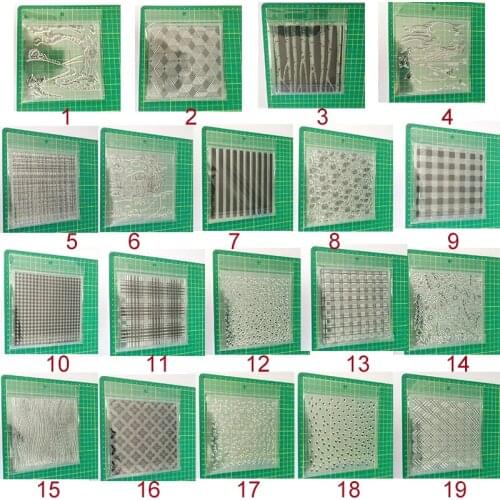19 Styles Background Clear Stamp Transparent Seal DIY Scrapbooking Card Making Clear Silicone Stamp Crafts Supplies 2021 New