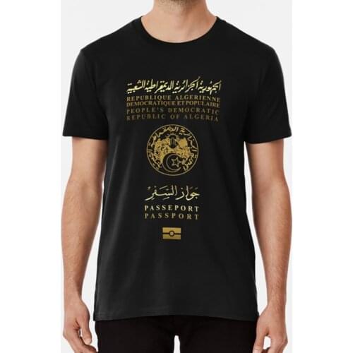 Algerian Republic Passport Cover T Shirt , Algerie Lovers Shirt , Republic Of Algeria Patriotic Shirt , Algeria Passport