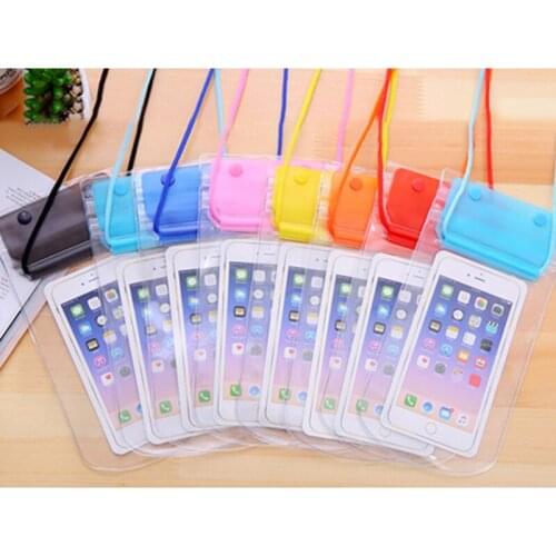 Hot Mobile Phone Waterproof Bag Double-Layer Thick Barrier-Free Transparent Waterproof Mobile Phone Case
