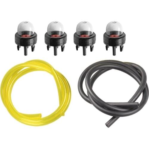 Pack Of 4 12318139130 Primerbulb Bulb + Fuel Line For Echo Chainsaw Cs300 Cs301 Cs305 Cs306 Cs310 Cs340 Cs341 Cs345 Cs346 Cs352