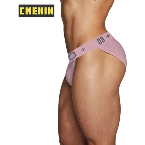 Ins Style Sexy Underwear Men Jockstrap Low Waist Cotton Gay Mans Underwear Bikini Men Briefs Mens Panties Sexi BS3517