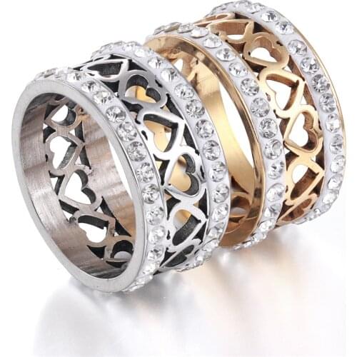 N7M7 Rings With Cubic Zirkonia For Women