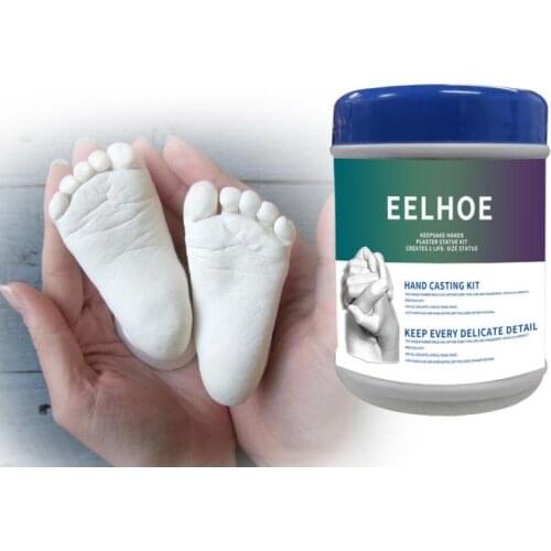 Eelhoe Hand Mold Set Souvenir Hand Casting Set DIY Plaster Mold DIY Hand Foot Print Mold Plaster Casting Kit Handprint Keepsake