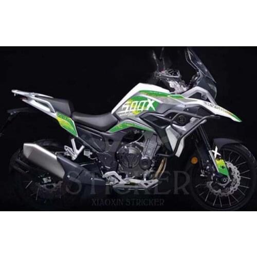 Motorcycle For Colove KY500X KY 500X Decals Decoration Fuel Tank Body Protection Sticker For Excelle 500X