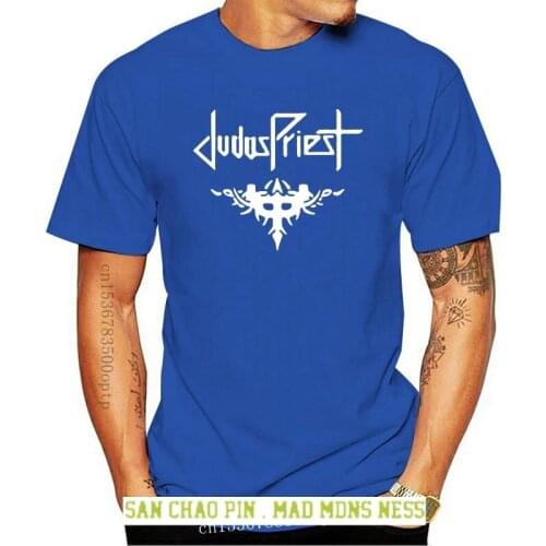 NEW JUDAS PRIEST Heavy Death Metal Rock Band Black And White T-Shirt TEE XS-3XL hort Sleeves Cotton Fashion Free Shipping 2018