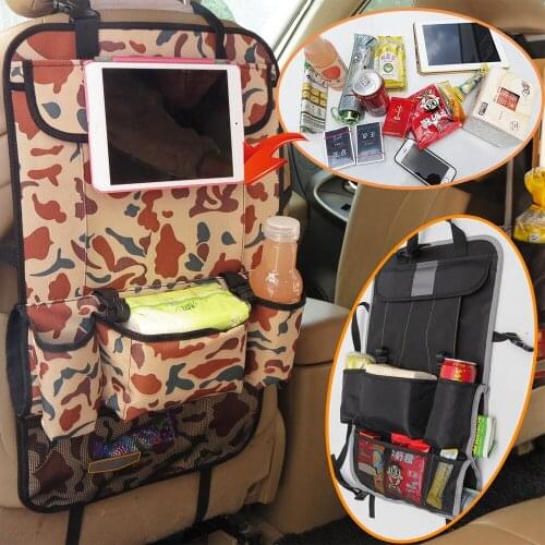 Car Back Seat Organizer Bag Nylon Storage Container Hanging Box Multifunction Vehicle Storage Bag Stroller Pram Diaper Bag
