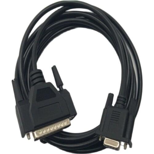 PLC Cable PC-M520 for Mitsubishi Compatible for M520 M500 M64 M60 E60 M70 CNC RS232 port programming cable 25 pin