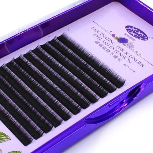 Professional individual Imitate Mink lower eyelashes 0.07mm 4mm Natural under low eyelash extension makeup