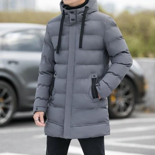 RUANDAI Men's Long Parkas