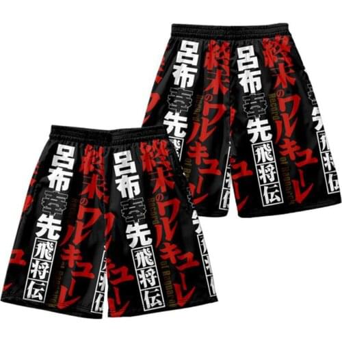 3D Anime Record of Ragnarok Board Shorts Trunks Summer Quick Dry Beach Swiming Shorts Men Hip Hop Short Pants Cosplay Costume