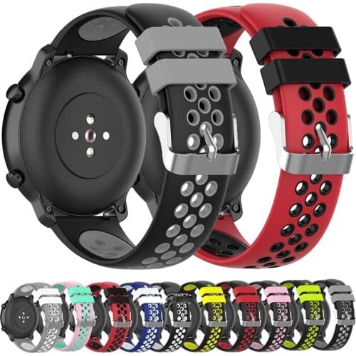 Silicone Watchband for HUAWEI WATCH GT2e/GT 46mm 42mm Strap Bracelet band for HONOR Magic2 HUAWEI GT2 Pro Watch Accessories