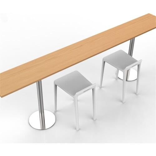 Convenient Store Fixtures Coffee Store Desk Board Table Chairs Set Chatting Drink Leisure Bar Store Furniture Assembly