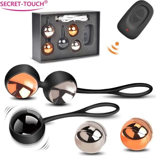 Vibrator Egg For Woman Remote Control Kegel Balls G Spot Sex Toys For Women Five Piece Set Balls Adult Products For Masturbators