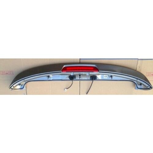 Osmrk OEM ABS tail wing lip rear spoiler roof visor for Hyundai ix35, white or copper, with additional brake light