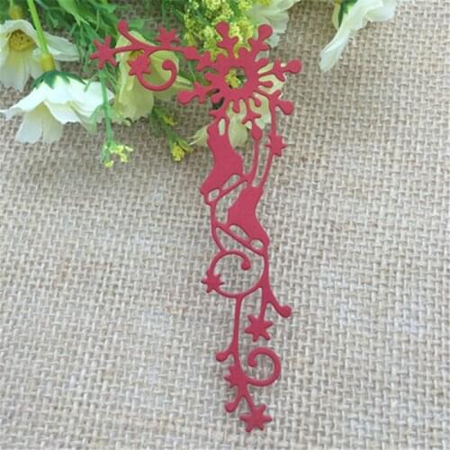 Winter snowflake skate card edge frame Metal Cutting Dies Stencils Scrapbooking Photo Album Card Paper Embossing Craft DIY