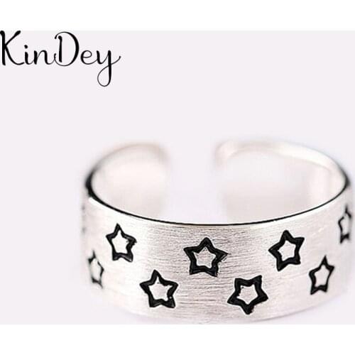 2021 New Brand Star Rings For Women Wedding Engagement Charm Knuckle Rings Men Vintage Jewelry Romantic Party Gift