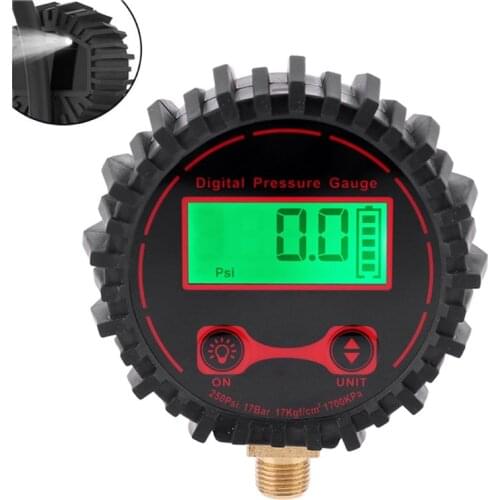 3 Styles Digital Car Tire Air Inflator Pressure Gauge Vehicle Truck Bus 250psi with LED