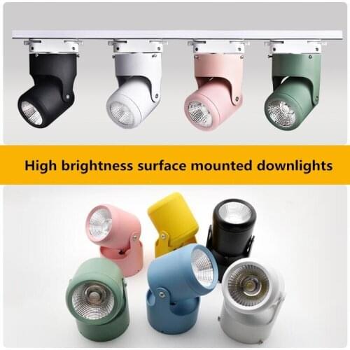 3w 5w 7w 10w 15w 20w Super Bright Spot Light 180 Degree Rotation Ceiling Lamp Led Down Ac85-265v Downlights Surface Mounted