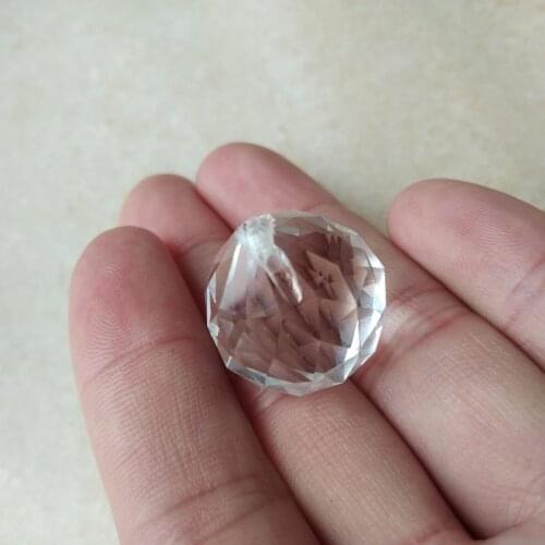 50pieces/lot 20mm crystal faceted ball with hanging hole Chandelier Crystal Ball Lighting Pendant Crystal Chandelier Parts