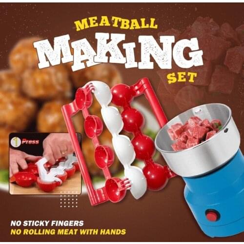 Meatball Making Set Making Round Tool Kitchen Meatball Maker Meatball Model Clip Fish Ball Rice Ball Making Mold Tool Accessorie
