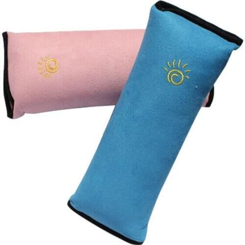 Car-styling Car seat belt Shoulder Pillow For Volkswagen Touareg Phaeton Bora Lavida Lamando Touran Beetle Magotan