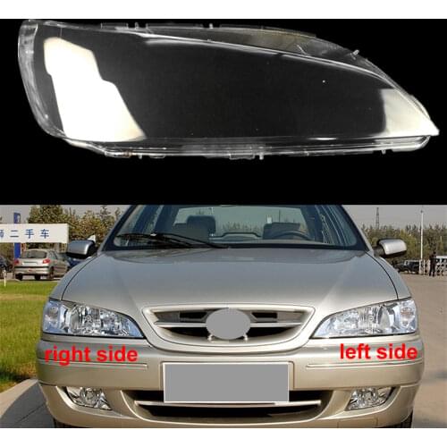 For Citroen Elysee 2002 2003 2004 2005 2006 2007 Front Headlamps Transparent Lampshade Headlight Shell