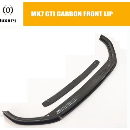 MK7 ABS Black Front Bumper Lip Chin Spoiler for VW Golf 7 GT-I Only 2014 - 2017 ( Can't fit Standard Golf 7 & R R-line Model )