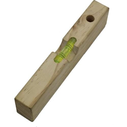 HACCURY Wooden Photo Frame level Bubble Horizontal Bubble Portable Balancing Device Size 180x40x25mm