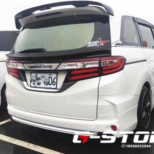 For Honda ODYSSEY 2015-2019 high quality Carbon Fiber rear boot Wing center Spoiler Rear Roof Spoiler Wing Trunk Lip Boot Cover