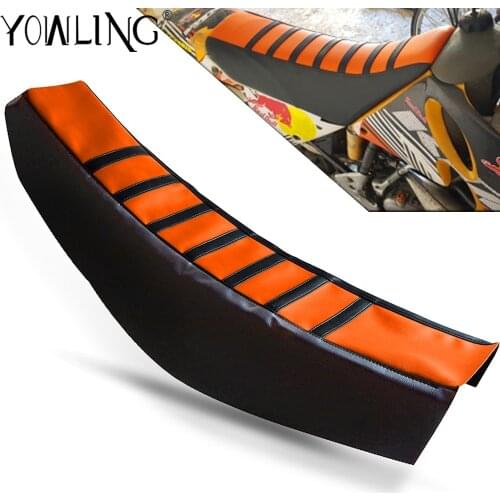 FOR SX SXF EXC EXCF XC XCF XCW XCFW 125 150 200 250 300 350 400 450 500 505 530 Motorcycle Ribbed Gripper Soft Seat Cover