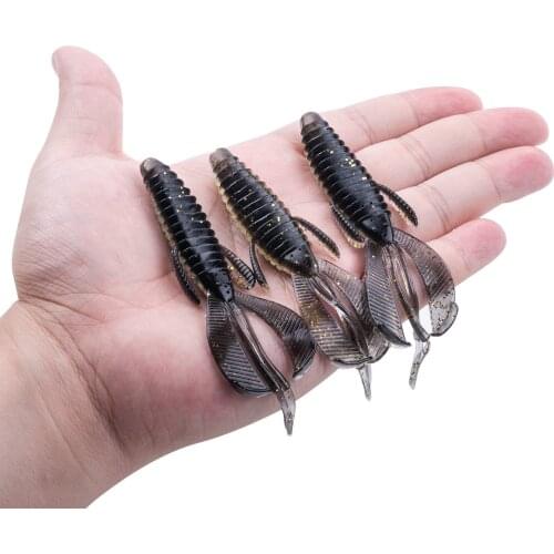 Goture 8 Different Style Screw T Tail Lure Soft Lure Bait Mandarin Fish Soft Lure Artificial Make High Quality Wobblers bait