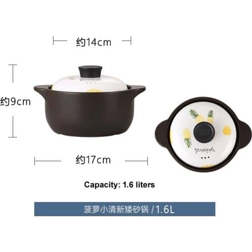 Korean style casserole pottery pot soup pot steamed rice braised chicken rice and heat resistant pot