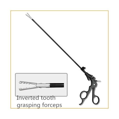 Laparoscopic instruments Laparoscopic inverted tooth grasping forceps Laparoscopic grasping forceps inverted teeth