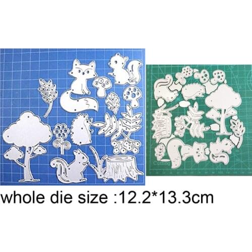 Metal cutting dies cut die mold Forest Animals decoration Scrapbooking dies paper craft knife mould blade punch stencils dies