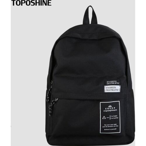Fashion Backpack Women Oxford Backpacks Letter Printed Shoulder Bag New School Bag For Teenager Girls School Backapck Female