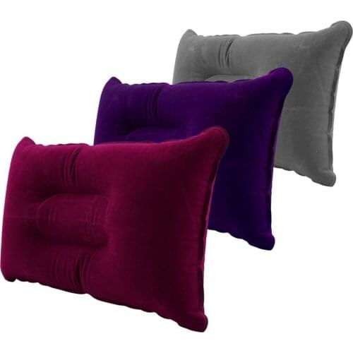 New Portable Fold Outdoor Travel Sleep Pillow Air Inflatable Cushion Break Rest Comfortable Pillows for Sleep Travel Accessories